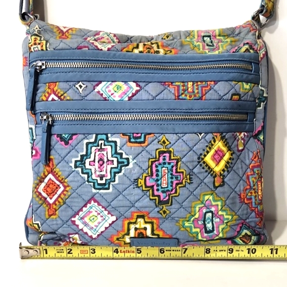 Vera Bradley Iconic Triple Zip Hipster Painted Southwest Crossbody Swingpack - Picture 10 of 10